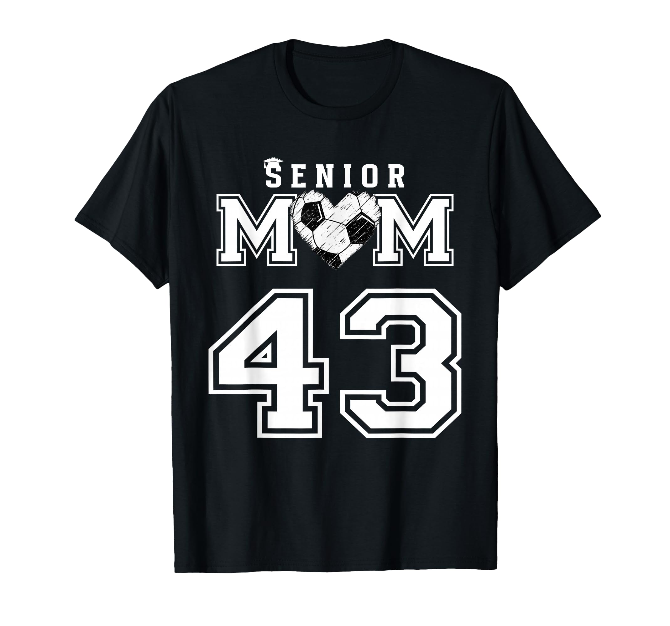 Proud Senior Soccer Mom Custom T-Shirt - Fun Novelty Design for Adults