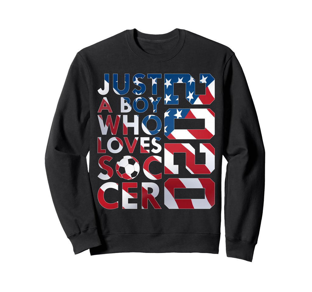 2020 Just Who Loves Soccer 6Th Sweatshirt - Minimalist Print for Adults