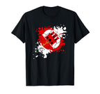 Soccer Ball Flag Gibraltar T-Shirt - Custom Art Print Men Women