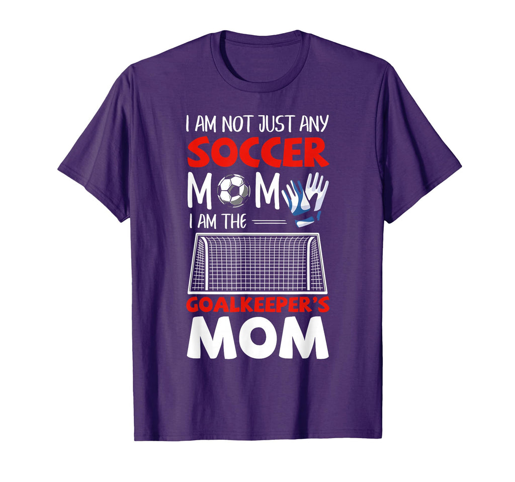 Goalkeeper Mom Soccer Goalie Mothers T-Shirt - Novelty Apparel for Adults