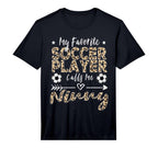 Mens My Favorite Soccer Player T-Shirt - Fun Novelty Design for Adults