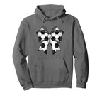 Coquette Bow Funny Soccer Ball Mom Life Hoodie - Fun Novelty Design Unisex