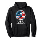 American Flag Soccer Team Womens Hoodie - Custom Art Print Men Women