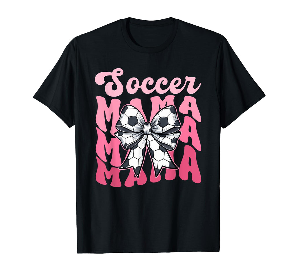 Soccer Mama Mothers Day Bow Tie Funny T-Shirt - Fun Novelty Design Unisex