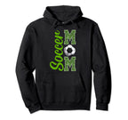 Leopard Soccer Mom Support Soccer Hoodie - Novelty Apparel for Adults