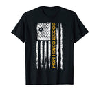 Usa American Flag Proud Soccer Coach T-Shirt - Trendy Graphic Men Women