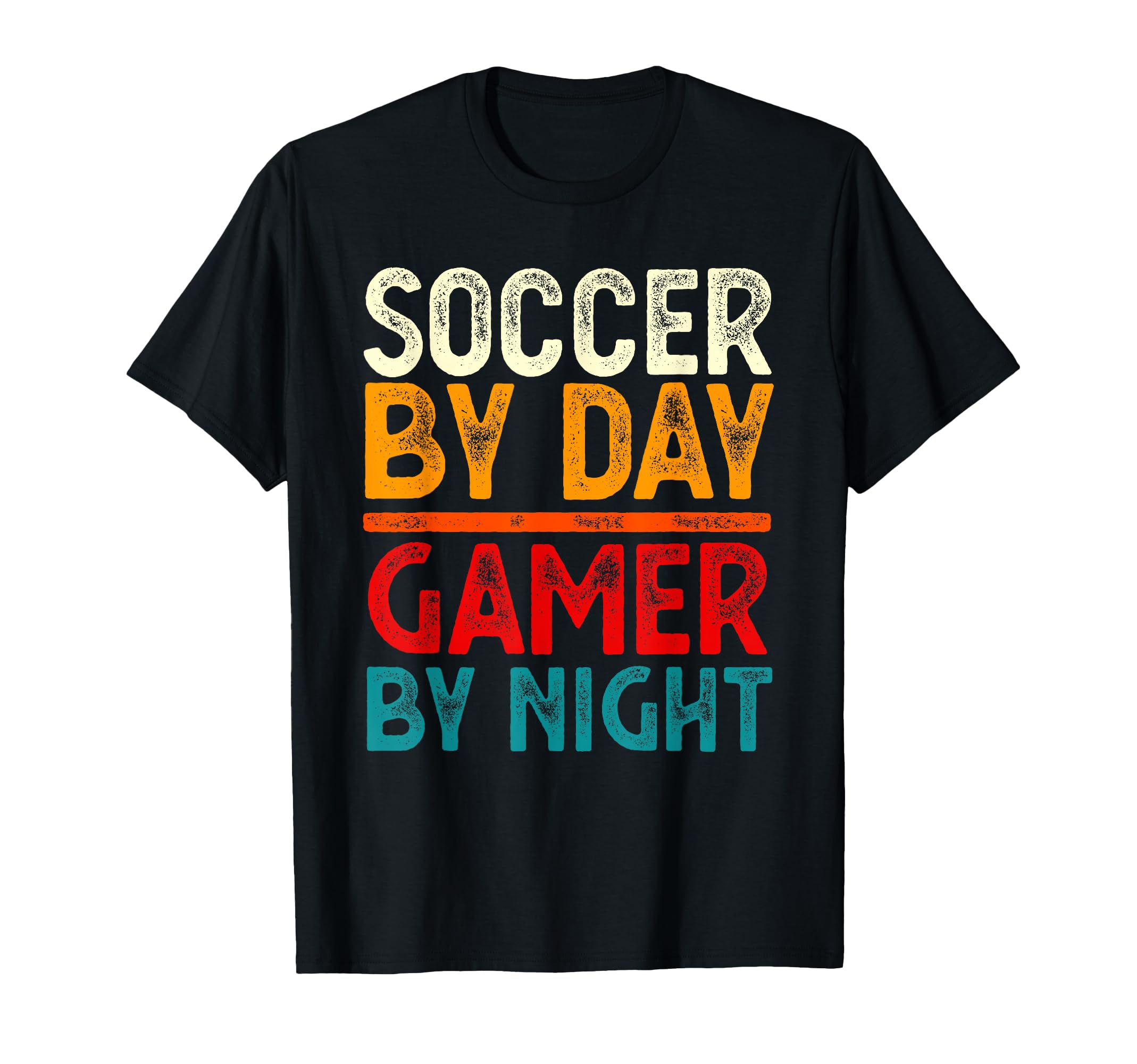 Funny Soccer Day Gamer Night Gamer T-Shirt - Unique Graphic Unisex
