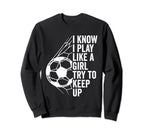 Sport Athlete Games Coach Soccer Fun Sweatshirt - Trendy Graphic Men Women