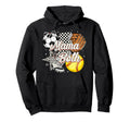 Mama Both Soccer Softball Mama Hoodie - Streetwear Style for Adults