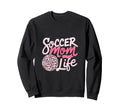 Soccer Mom Life Leopard Mama Sweatshirt - Unique Graphic Unisex