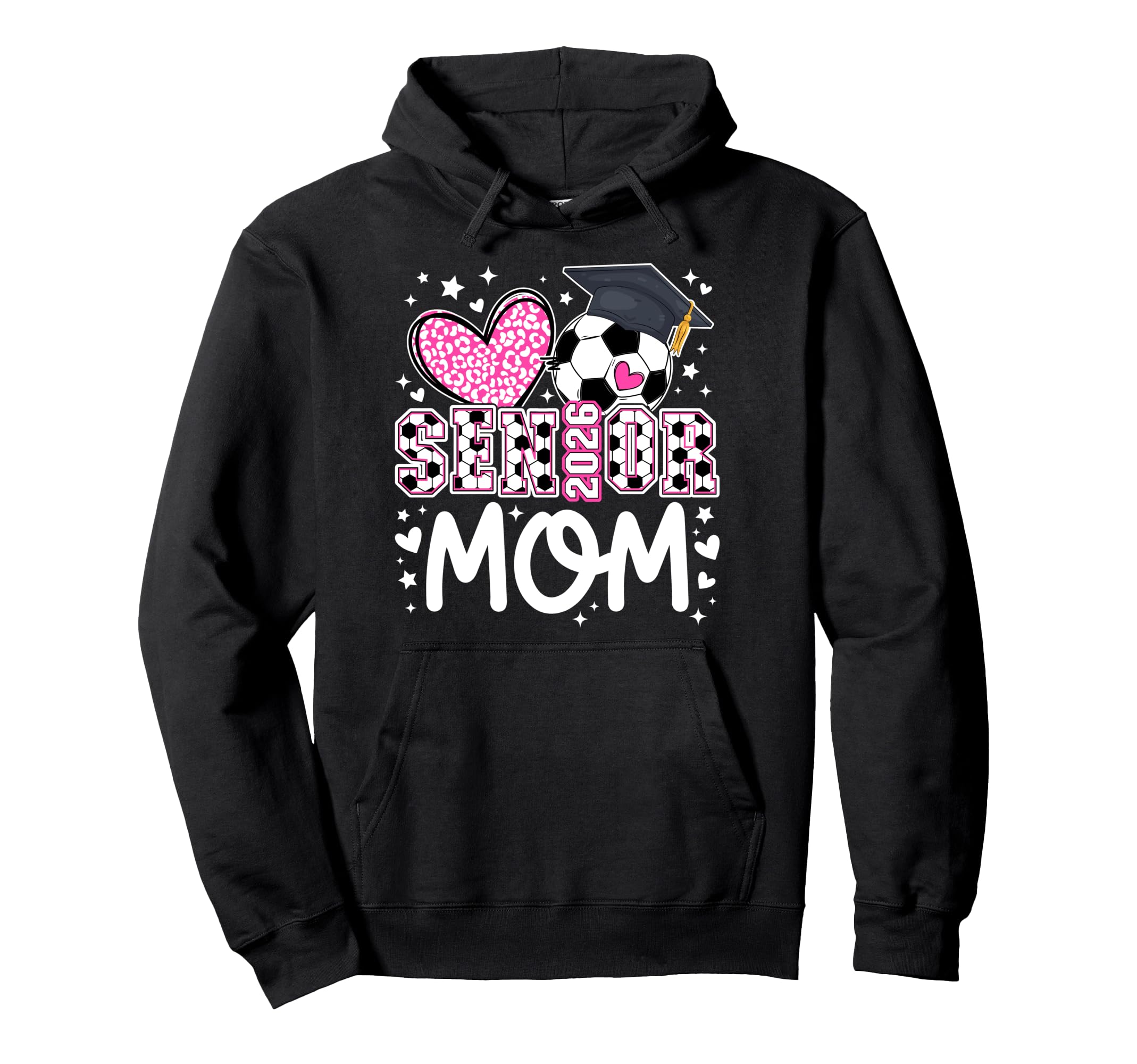Soccer Senior Mom 2026 Soccer Hoodie - Casual Everyday Wear for Adults