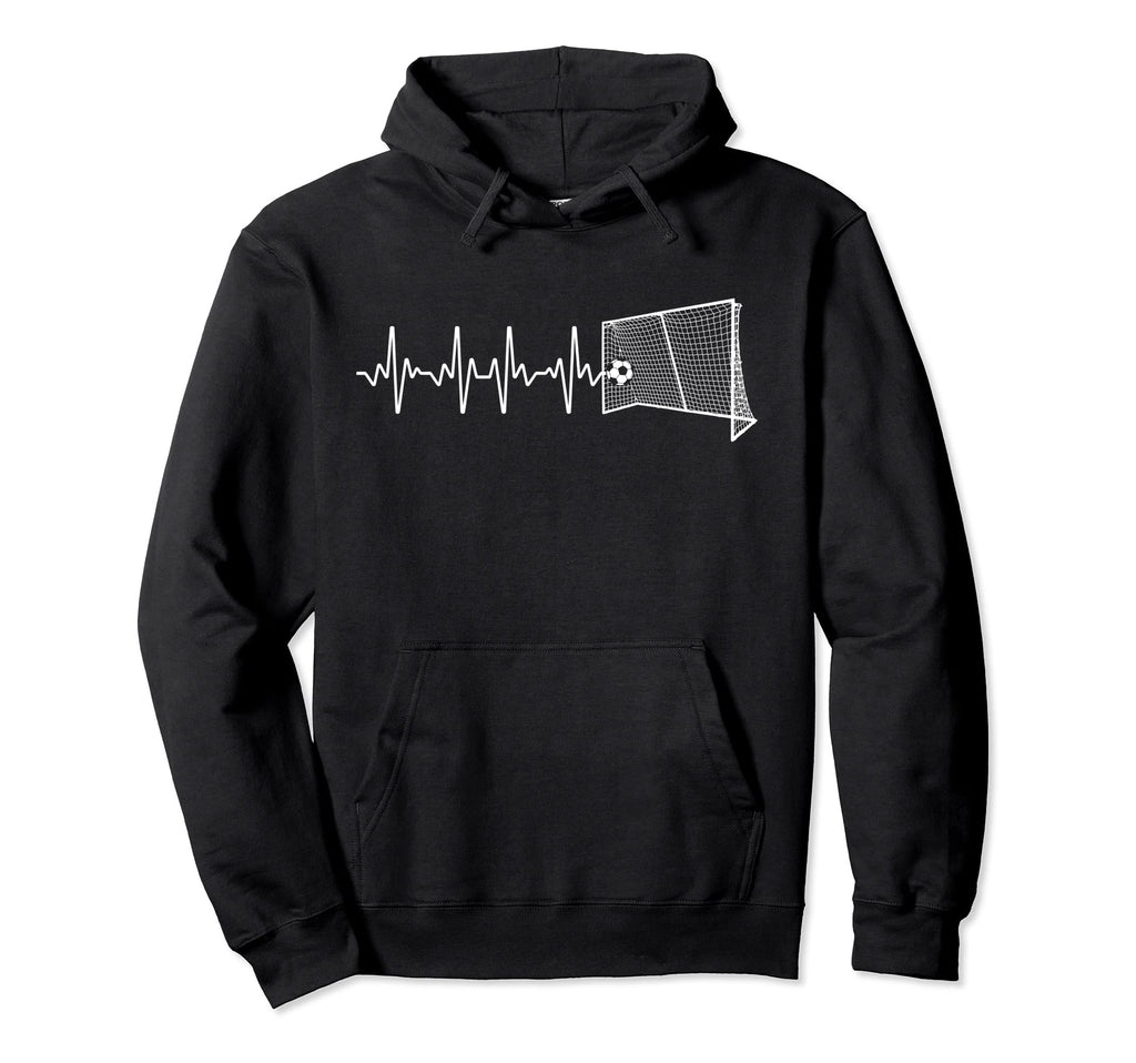 Soccer Art Soccer Lover Goalie Hoodie - Minimalist Print for Adults