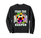 Fear Keeper Soccer Goalkeeper Goalie Sweatshirt - Streetwear Style Unisex