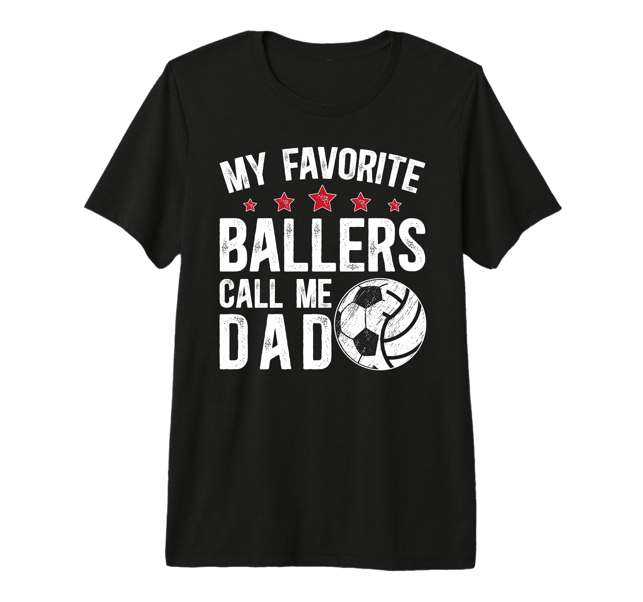 Mens My Favorite Ballers Call Me Dad T-Shirt - Trendy Graphic for Adults