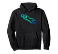 Colorful Soccer Goalie Splash Art Hoodie - Novelty Apparel Men Women