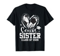 Senior Sister Class 2026 Soccer T-Shirt - Casual Everyday Wear Unisex