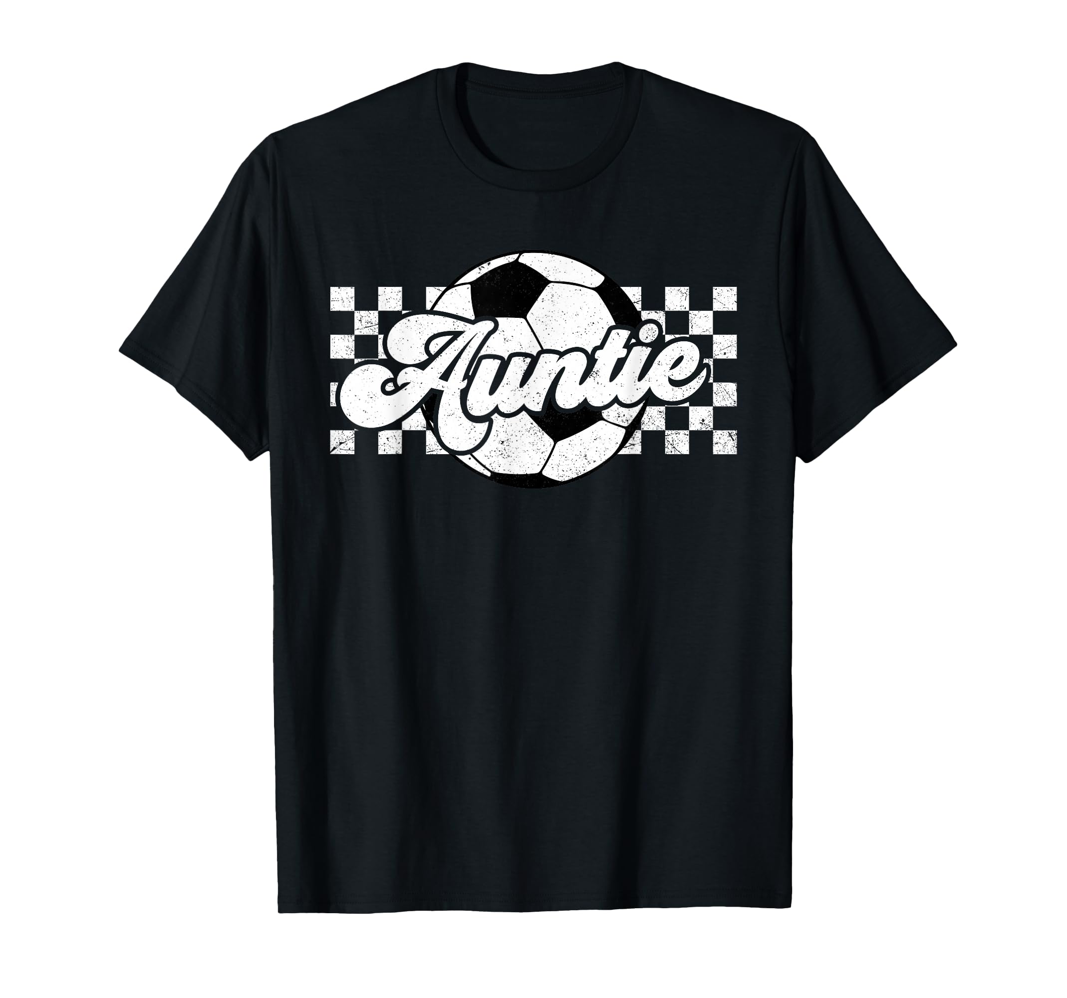 Soccer Auntie Aunt Lover Family Mothers T-Shirt - Aesthetic Graphic Unisex