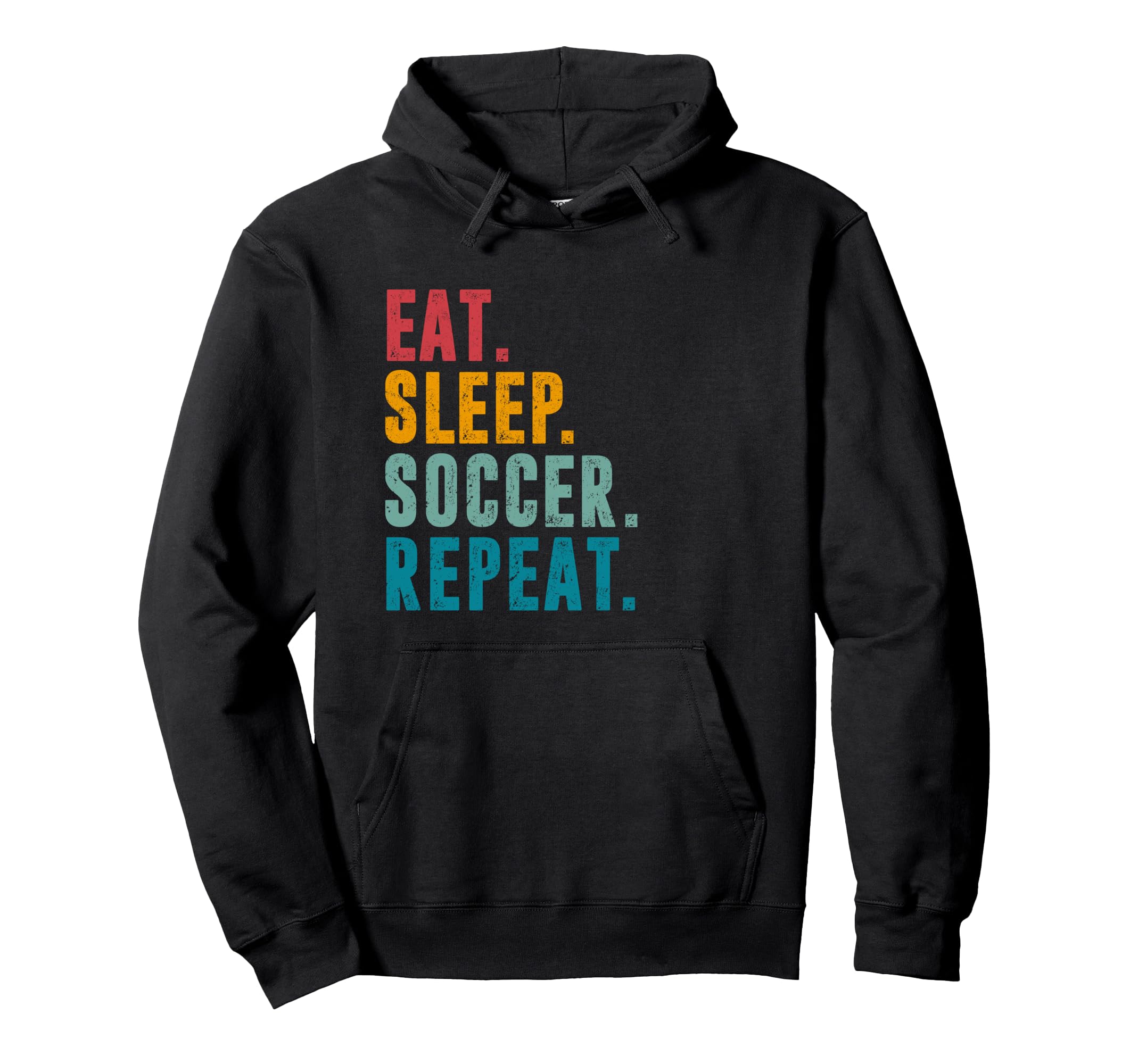 Eat Sleep Soccer Repeat Football Player Hoodie - Custom Art Print Men Women