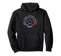 Eat Sleep Soccer Repeat Line Art Hoodie - Minimalist Print for Adults