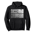 Soccer Funny Footballer Ball And Field Hoodie - Custom Art Print Men Women