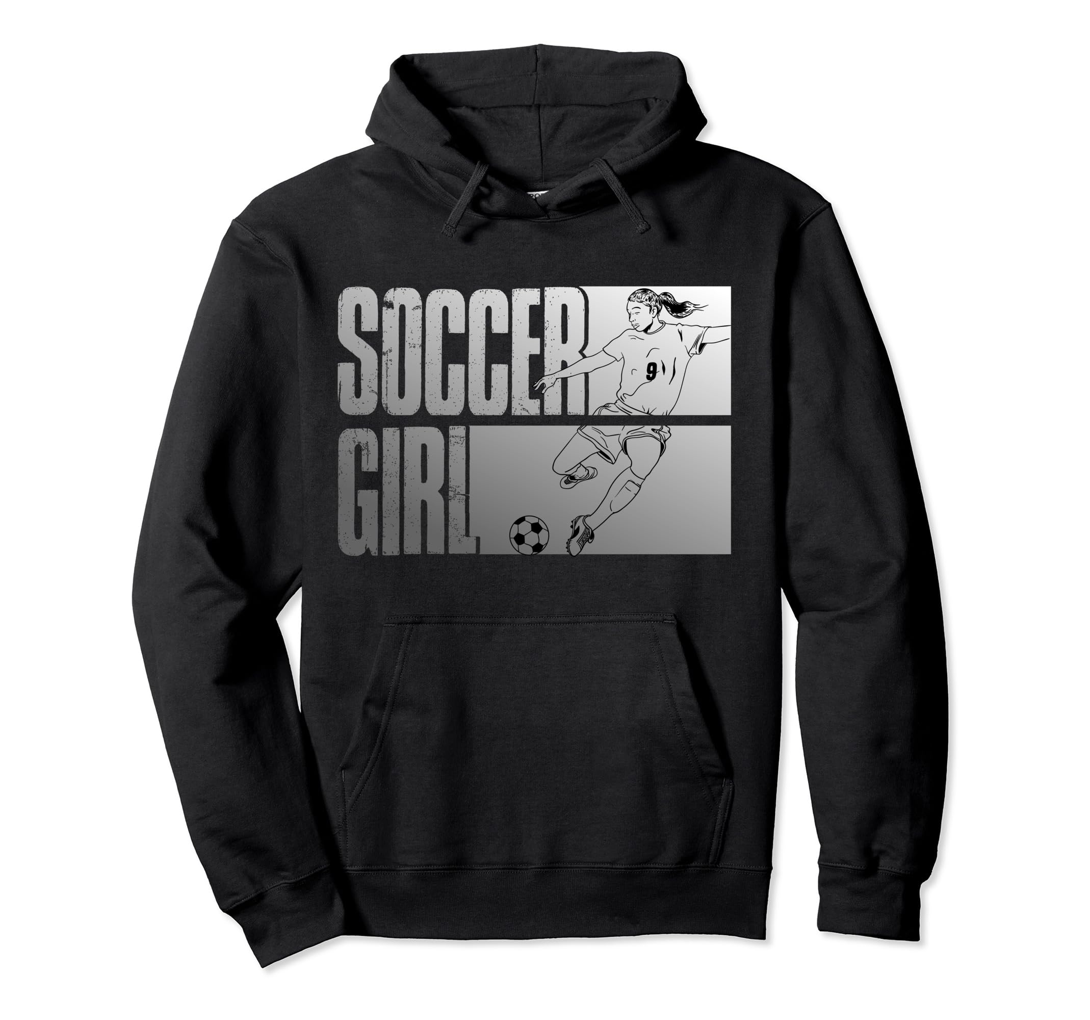 Soccer Funny Footballer Ball And Field Hoodie - Custom Art Print Men Women