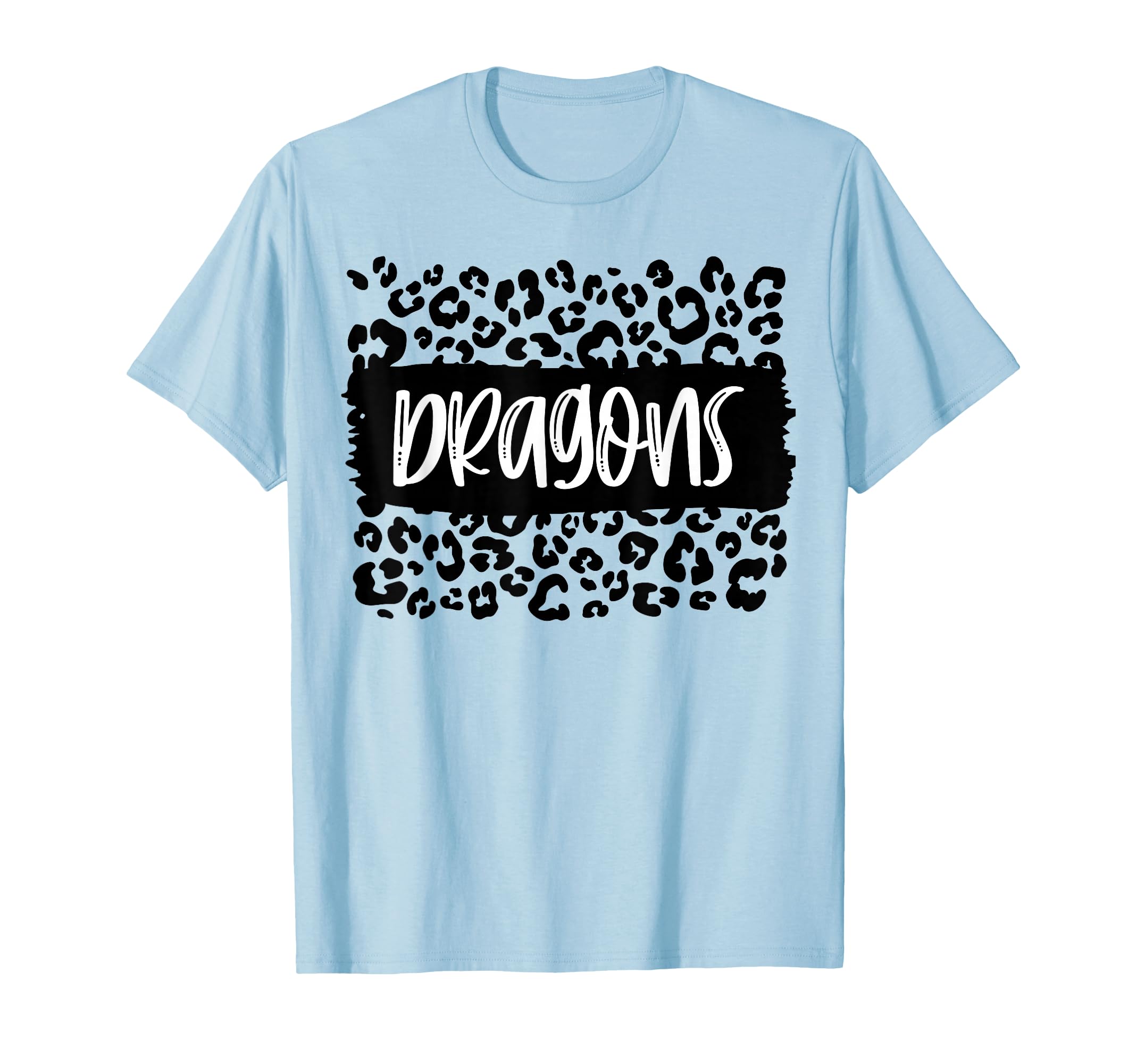 Dragons Team Mascot School Spirit Game T-Shirt - Novelty Apparel Unisex