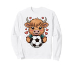 Funny Soccer Heifer Just Who Sweatshirt - Aesthetic Graphic Men Women