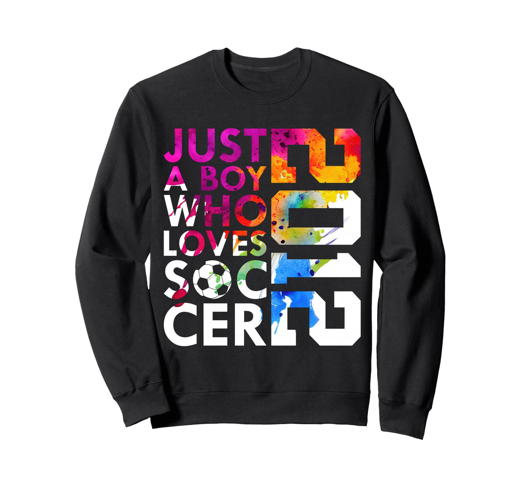 2012 Just Who Loves Soccer 14Th Sweatshirt - Minimalist Print Men Women