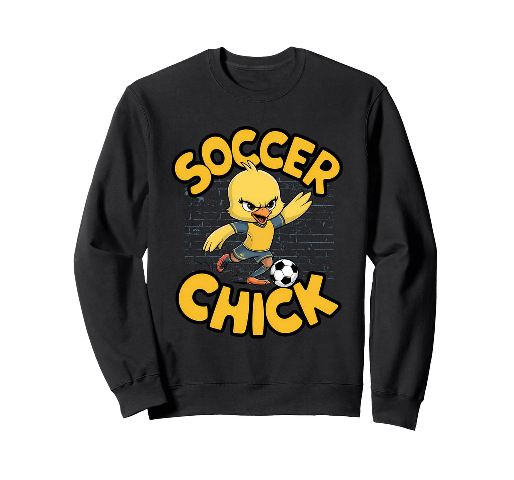 Soccer Chick Soccer Player Soccer Sweatshirt - Streetwear Style for Adults