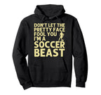 Soccer Art Teen Goalie Soccer Player Hoodie - Custom Art Print Unisex
