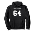 Number 64 Biggest Fan Sport Spirit Wear Hoodie - Novelty Apparel Unisex
