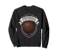 Football Is My Religion Sweatshirt - Casual Everyday Wear for Adults