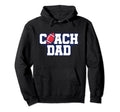 Football Coach Dad Gift Hoodie - Unique Graphic Men Women