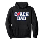 Football Coach Dad Gift Hoodie - Unique Graphic Men Women