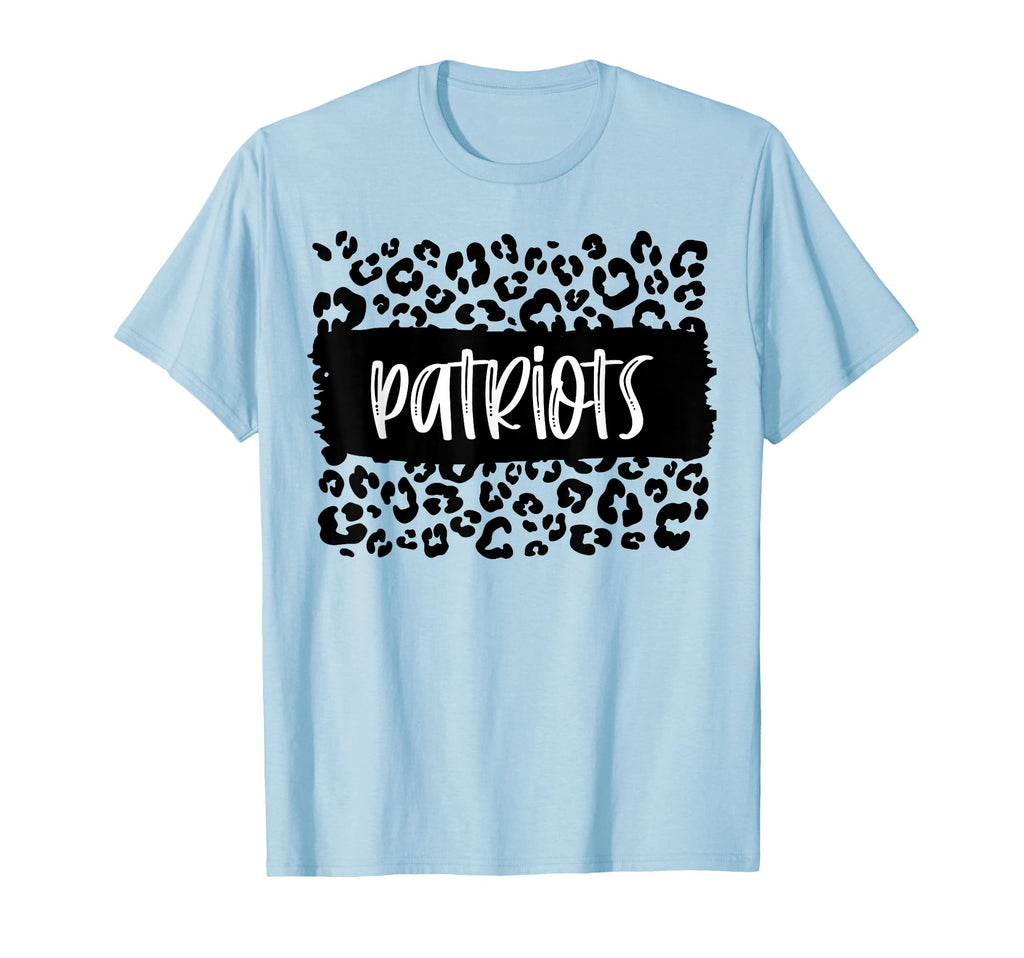 Patriots Team Mascot School Spirit T-Shirt - Novelty Apparel Men Women