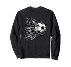 Soccer Ball Net Teens Soccer Sweatshirt - Casual Everyday Wear for Adults