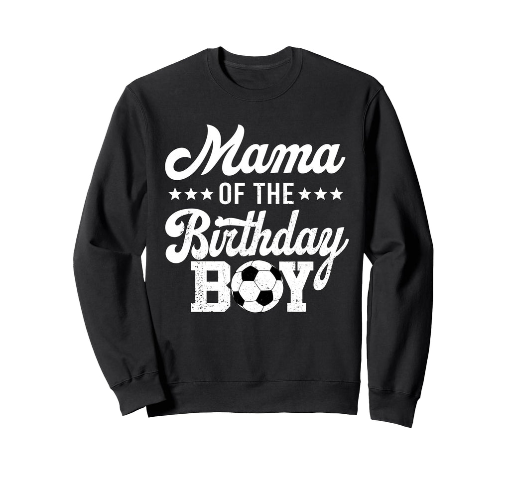 Mama Birthday Soccer 1St Bday Sweatshirt - Streetwear Style Unisex