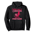 Soccer Team Outfit Players Fans Hoodie - Minimalist Print for Adults