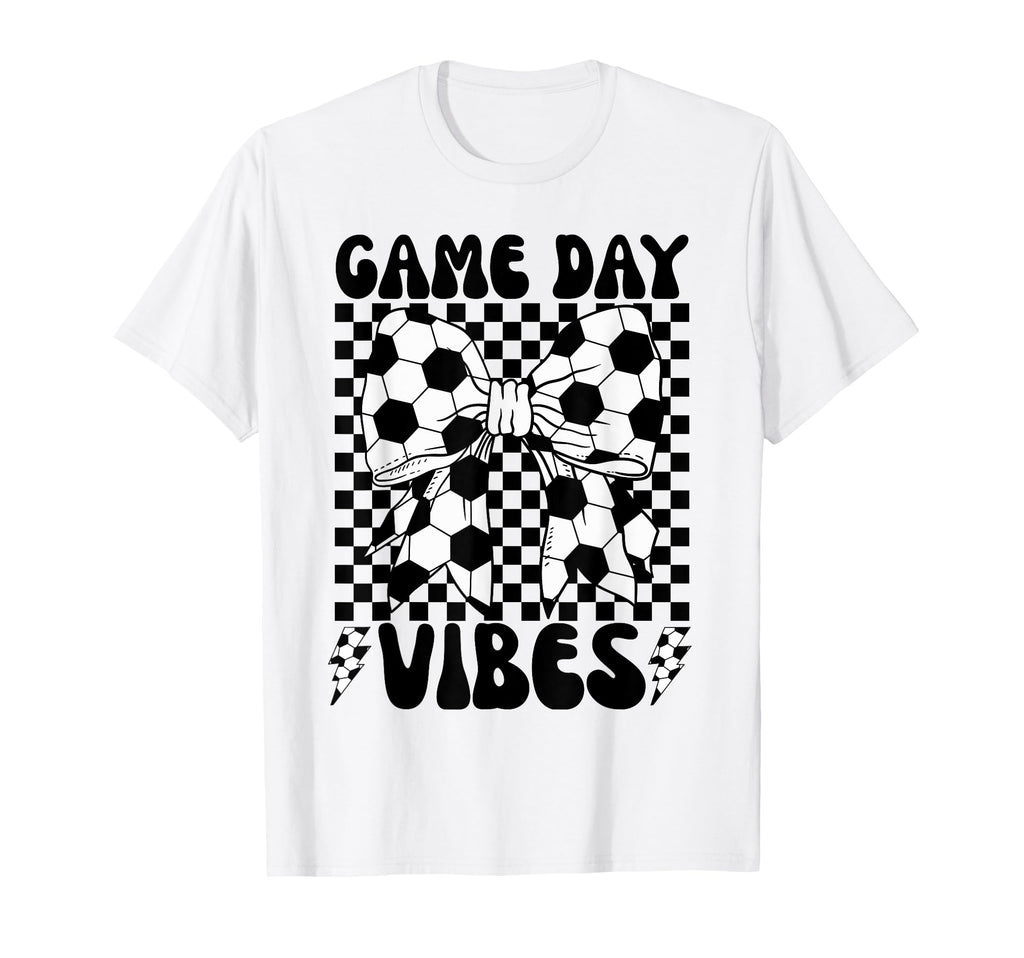 Game Day Vibes Coquette Bow Soccer T-Shirt - Streetwear Style Men Women