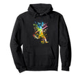 Soccer Colorful Soccer Splash Hoodie - Novelty Apparel for Adults