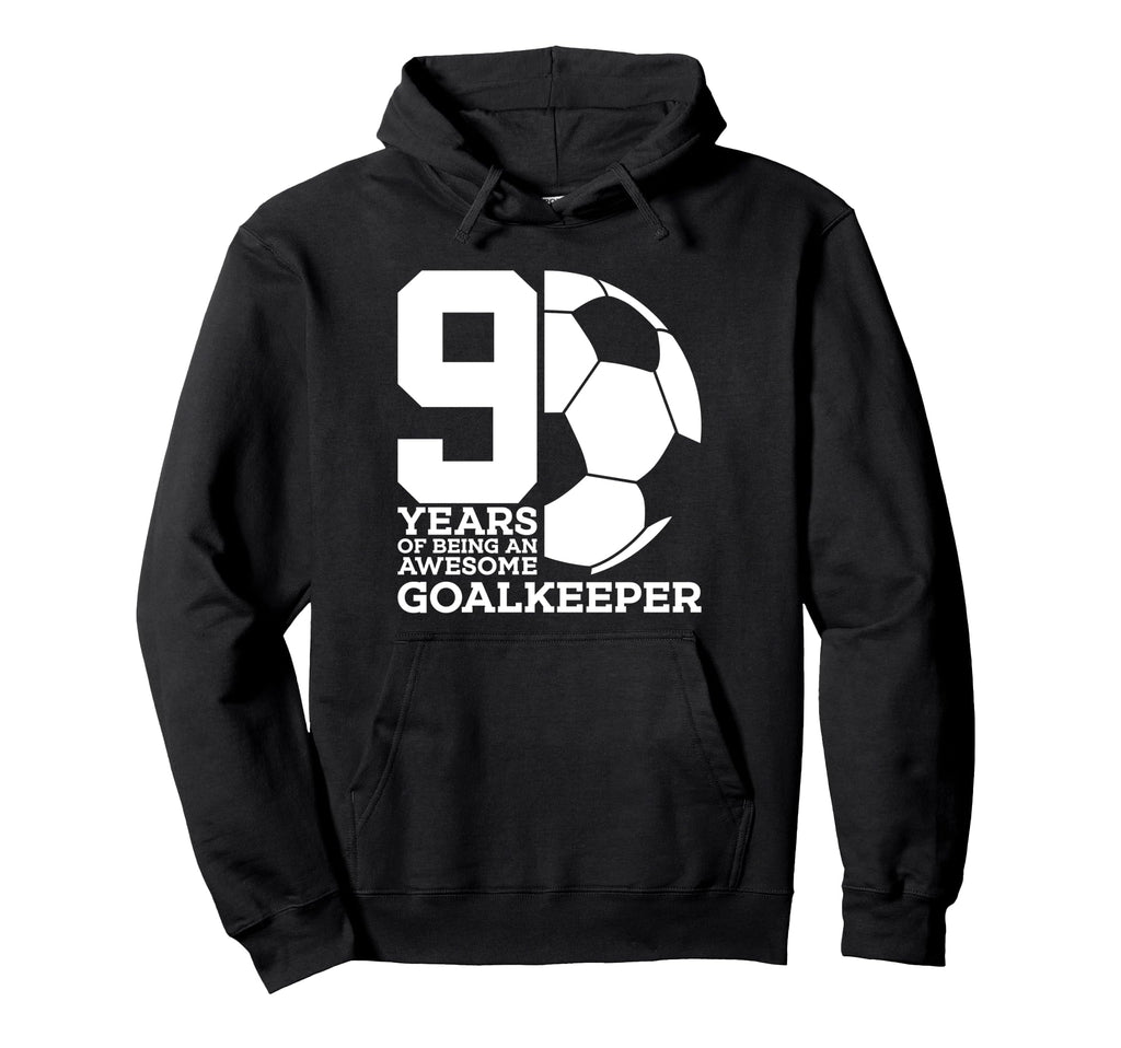 Soccer 9 Years Awesome Soccer Hoodie - Novelty Apparel for Adults