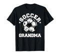 Soccer Grandma Soccer Ball Distressed T-Shirt - Streetwear Style Unisex