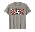 Soccer Mom Red Cheetah Leopard Soccer T-Shirt - Trendy Graphic for Adults