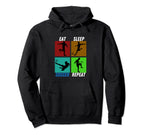Eat Sleep Soccer Repeat Soccer Gifts Hoodie - Custom Art Print Men Women