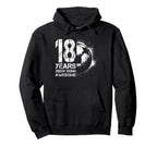 18Th Birthday Soccer Player Football 18 Hoodie - Trendy Graphic Unisex