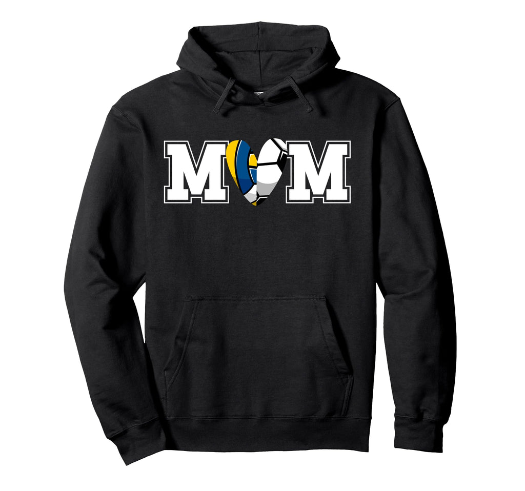 Soccer Volleyball Mom Volleyball Hoodie - Fun Novelty Design for Adults