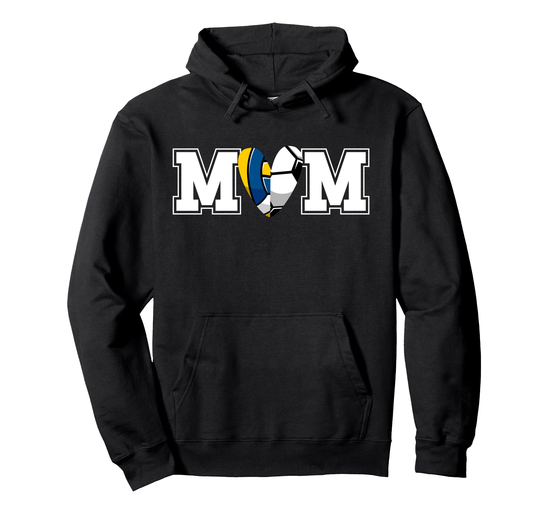 Soccer Volleyball Mom Volleyball Hoodie - Fun Novelty Design for Adults