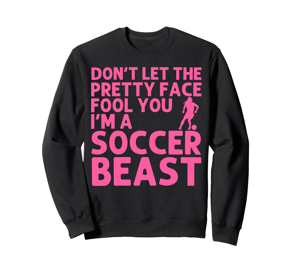 Soccer Art Teen Goalie Soccer Sweatshirt - Casual Everyday Wear Men Women
