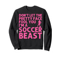Soccer Art Teen Goalie Soccer Sweatshirt - Casual Everyday Wear Men Women