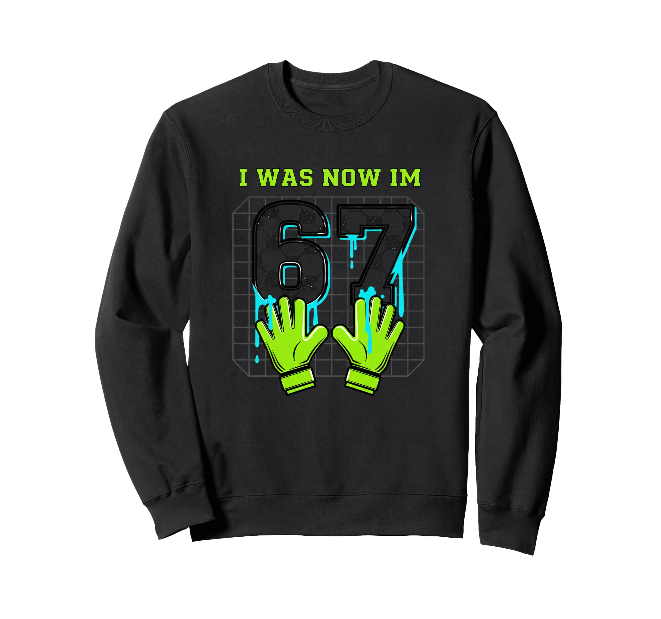 Us States Soccer Goalie 67 Throwback Sweatshirt - Minimalist Print Unisex